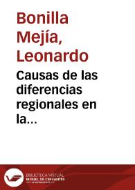 Causas de las diferencias regionales en la distribución del ingreso en Colombia, un ejercicio de micro-descomposición | Biblioteca Virtual Miguel de Cervantes