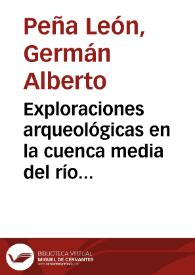 Exploraciones arqueológicas en la cuenca media del río Bogotá | Biblioteca Virtual Miguel de Cervantes