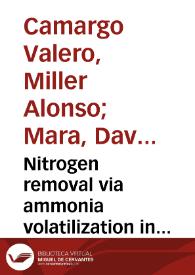 Nitrogen removal via ammonia volatilization in maturation ponds | Biblioteca Virtual Miguel de Cervantes