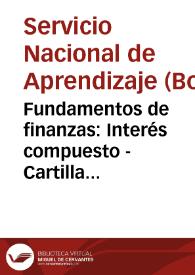 Fundamentos de finanzas: Interés compuesto - Cartilla No. 19 | Biblioteca Virtual Miguel de Cervantes