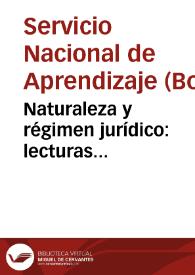 Naturaleza y régimen jurídico: lecturas complementarias - Unidad 26 | Biblioteca Virtual Miguel de Cervantes