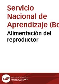 Alimentación del reproductor | Biblioteca Virtual Miguel de Cervantes
