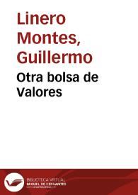 Otra bolsa de Valores | Biblioteca Virtual Miguel de Cervantes