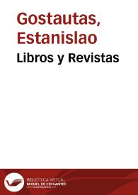 Libros y Revistas | Biblioteca Virtual Miguel de Cervantes
