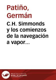 C.H. Simmonds y los comienzos de la navegación a vapor en el Alto Cauca | Biblioteca Virtual Miguel de Cervantes
