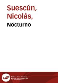 Nocturno | Biblioteca Virtual Miguel de Cervantes