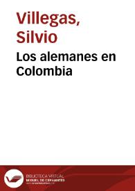 Los alemanes en Colombia | Biblioteca Virtual Miguel de Cervantes