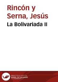 La Bolivariada II | Biblioteca Virtual Miguel de Cervantes