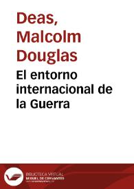 El entorno internacional de la Guerra | Biblioteca Virtual Miguel de Cervantes
