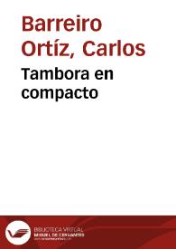 Tambora en compacto | Biblioteca Virtual Miguel de Cervantes