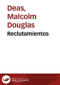 Reclutamientos | Biblioteca Virtual Miguel de Cervantes