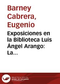 Exposiciones en la Biblioteca Luis Ángel Arango: La pintura de Manuel Hernández Gómez | Biblioteca Virtual Miguel de Cervantes