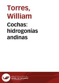 Cochas: hidrogonías andinas | Biblioteca Virtual Miguel de Cervantes