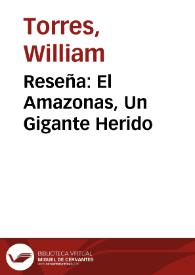 Reseña: El Amazonas, Un Gigante Herido | Biblioteca Virtual Miguel de Cervantes