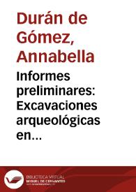 Informes preliminares: Excavaciones arqueológicas en Quinchana (Huila); Antropología de la música Murui-Muinane | Biblioteca Virtual Miguel de Cervantes