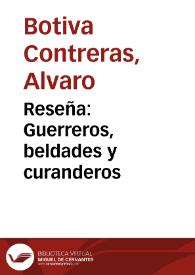 Reseña: Guerreros, beldades y curanderos | Biblioteca Virtual Miguel de Cervantes