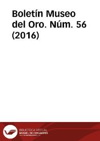 Boletín Museo del Oro. Núm. 56 (2016) | Biblioteca Virtual Miguel de Cervantes