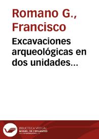 Excavaciones arqueológicas en dos unidades residenciales del clásico regional temprano: familia y economía doméstica | Biblioteca Virtual Miguel de Cervantes