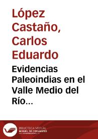 Evidencias Paleoindias en el Valle Medio del Río Magdalena | Biblioteca Virtual Miguel de Cervantes