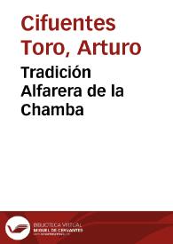 Tradición Alfarera de la Chamba | Biblioteca Virtual Miguel de Cervantes