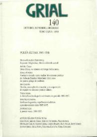 Grial : revista galega de cultura. Núm. 140, 1998 | Biblioteca Virtual Miguel de Cervantes