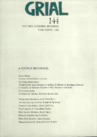 Grial : revista galega de cultura. Núm. 144, 1999 | Biblioteca Virtual Miguel de Cervantes