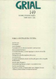 Grial : revista galega de cultura. Núm. 149, 2001 | Biblioteca Virtual Miguel de Cervantes