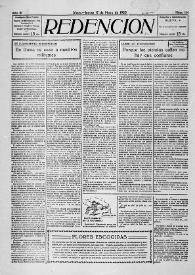 Redención. Núm. 114, 17 de mayo de 1923 | Biblioteca Virtual Miguel de Cervantes
