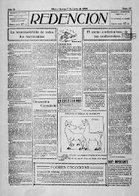 Redención. Núm. 117, 7 de junio de 1923 | Biblioteca Virtual Miguel de Cervantes