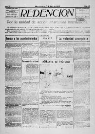 Redención. Núm. 121, 5 de julio de 1923 | Biblioteca Virtual Miguel de Cervantes