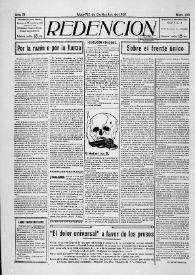 Redención. Núm. 130, 12 de septiembre de 1923 | Biblioteca Virtual Miguel de Cervantes