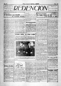 Redención. Núm. 112, 3 de mayo de 1923 | Biblioteca Virtual Miguel de Cervantes