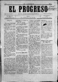 El Progreso : Periódico Democrático de la Marina. Núm. 6, 2 de octubre de 1884 | Biblioteca Virtual Miguel de Cervantes