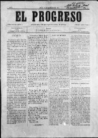 El Progreso : Periódico Democrático de la Marina. Núm. 10, 30 de octubre de 1884 | Biblioteca Virtual Miguel de Cervantes