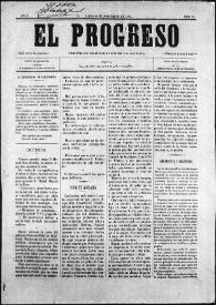 El Progreso : Periódico Democrático de la Marina. Núm. 12, 13 de noviembre de 1884 | Biblioteca Virtual Miguel de Cervantes