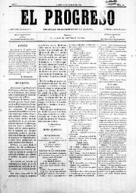 El Progreso : Periódico Democrático de la Marina. Núm. 30, 19 de marzo de 1885 | Biblioteca Virtual Miguel de Cervantes