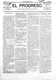 El Progreso : Periódico Democrático de la Marina. Núm. 45, 10 de mayo de 1885 | Biblioteca Virtual Miguel de Cervantes