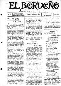 El Bordoño : Semanario Festivo-Literario. Núm. 147, 27 de abril de 1913 | Biblioteca Virtual Miguel de Cervantes