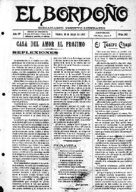 El Bordoño : Semanario Festivo-Literario. Núm. 150, 18 de mayo de 1913 | Biblioteca Virtual Miguel de Cervantes