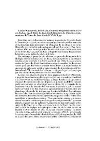 La Perinola : revista de investigación quevediana. Número 12 (2008). Reseñas | Biblioteca Virtual Miguel de Cervantes