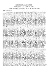 Carta de América. 25 de julio de 1942 | Biblioteca Virtual Miguel de Cervantes
