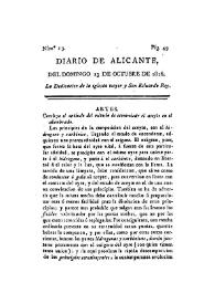 Diario de Alicante. Núm. 13, 13 de octubre de 1816 | Biblioteca Virtual Miguel de Cervantes