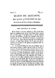 Diario de Alicante. Núm. 15, 15 de octubre de 1816 | Biblioteca Virtual Miguel de Cervantes