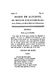 Diario de Alicante. Núm. 16, 16 de octubre de 1816 | Biblioteca Virtual Miguel de Cervantes