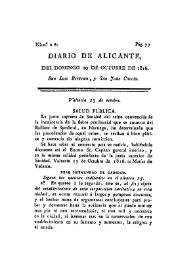 Diario de Alicante. Núm. 20, 20 de octubre de 1816 | Biblioteca Virtual Miguel de Cervantes
