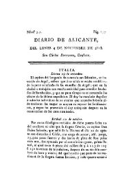 Diario de Alicante. Núm. 35, 4 de noviembre de 1816 | Biblioteca Virtual Miguel de Cervantes
