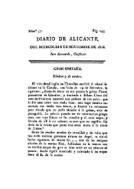 Diario de Alicante. Núm. 37, 6 de noviembre de 1816 | Biblioteca Virtual Miguel de Cervantes
