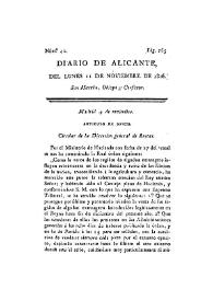 Diario de Alicante. Núm. 42, 11 de noviembre de 1816 | Biblioteca Virtual Miguel de Cervantes
