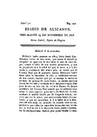Diario de Alicante. Núm. 50, 19 de noviembre de 1816 | Biblioteca Virtual Miguel de Cervantes