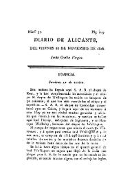 Diario de Alicante. Núm. 53, 22 de noviembre de 1816 | Biblioteca Virtual Miguel de Cervantes